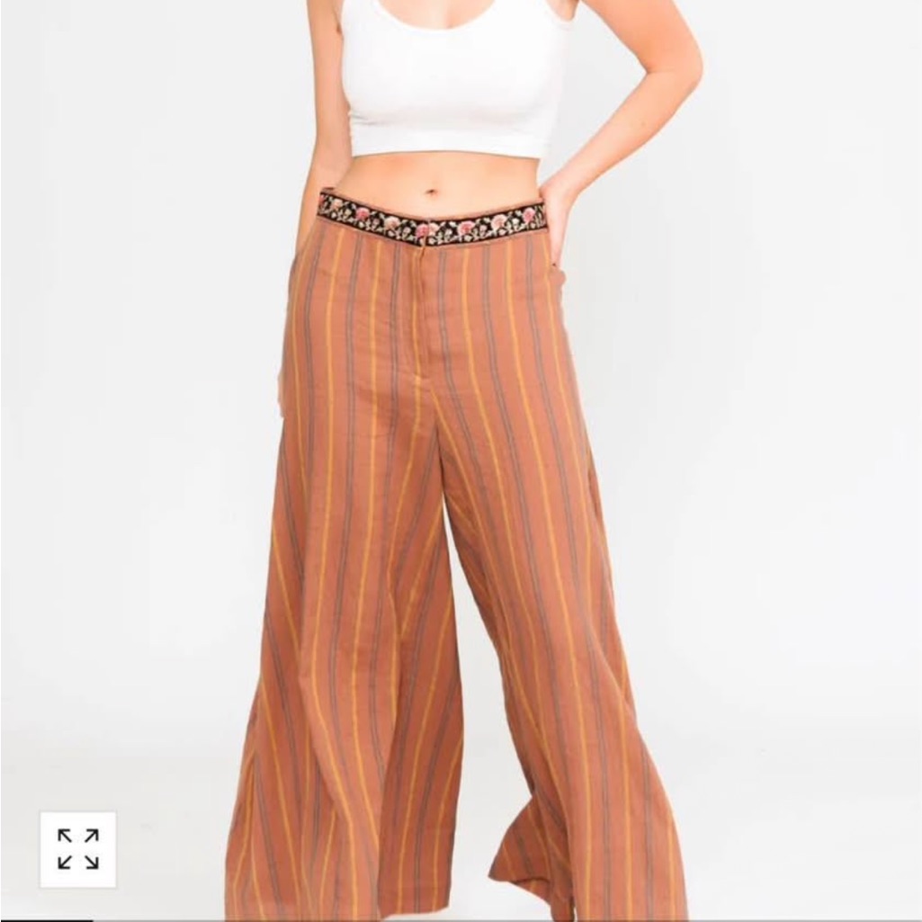 Aratta Maria Stripe Pants Size Large
